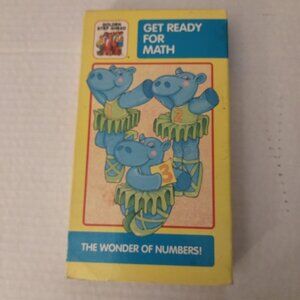 Golden Book Step Ahead VHS "Get Ready For Math" Educational Video Approx. 30 Min